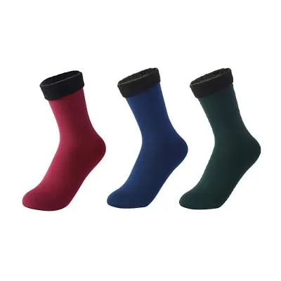 3 Pairs Women Soft Winter Warm Thick Thermal Nylon Cashmere Socks