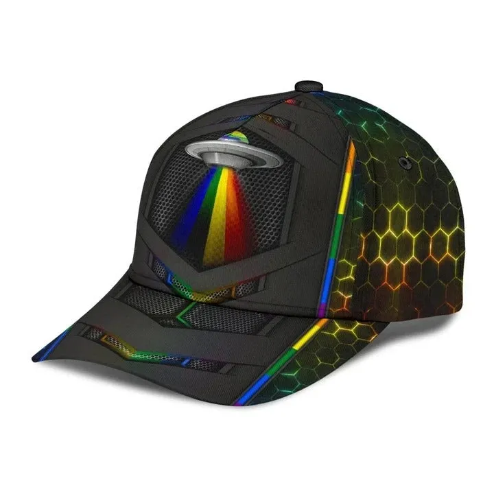 3D Baseball Classic Cap For Gay And Lesbian, Wonderful Lgbt Gaylien Printing Baseball Cap Hat