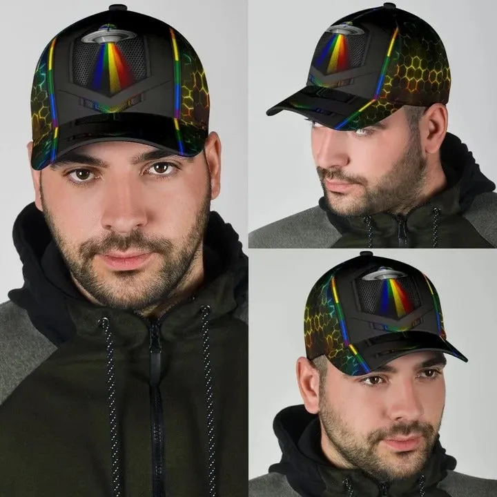 3D Baseball Classic Cap For Gay And Lesbian, Wonderful Lgbt Gaylien Printing Baseball Cap Hat