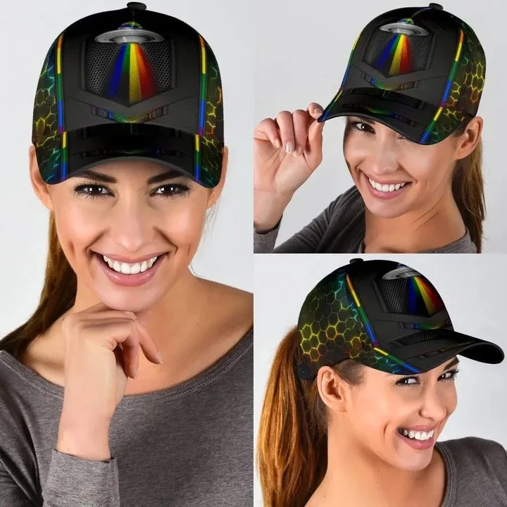 3D Baseball Classic Cap For Gay And Lesbian, Wonderful Lgbt Gaylien Printing Baseball Cap Hat