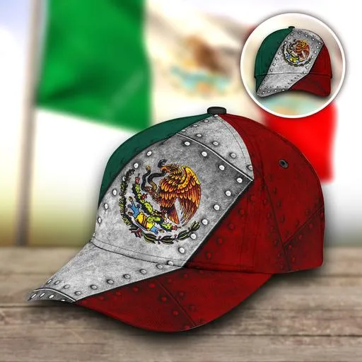 3D Colorful Mexican Cap Hat, Baseball Mexico Hat Cap For Men And Women