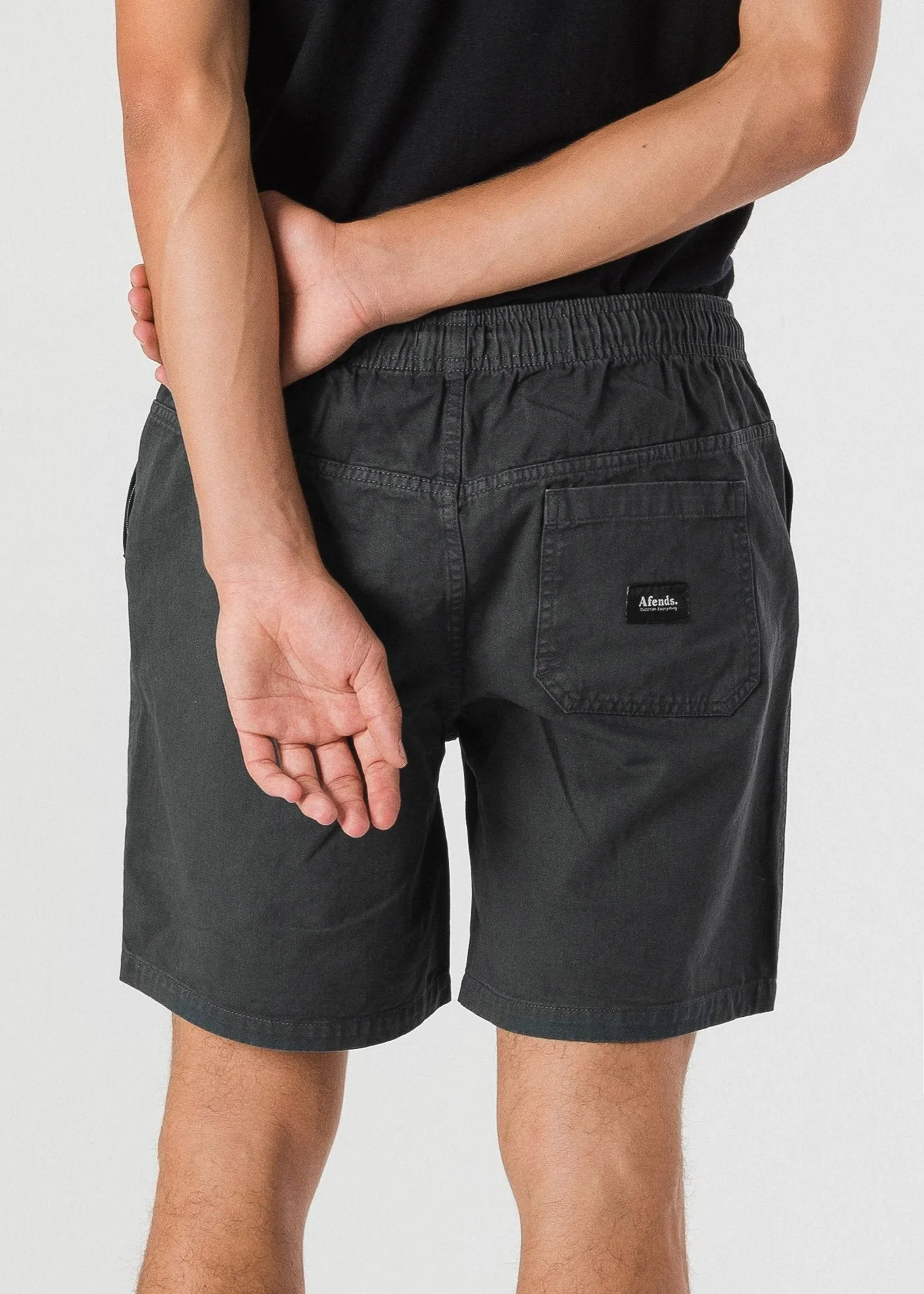 Afends Mens Stein - Elastic Waist Walkshort