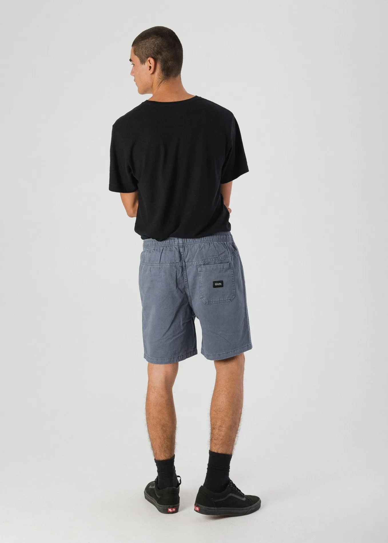 Afends Mens Stein - Elastic Waist Walkshort