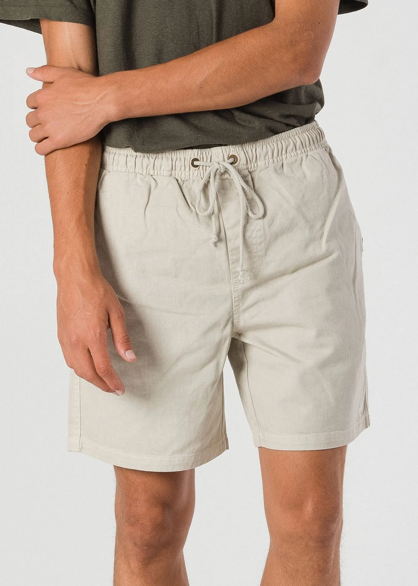 Afends Mens Stein - Elastic Waist Walkshort