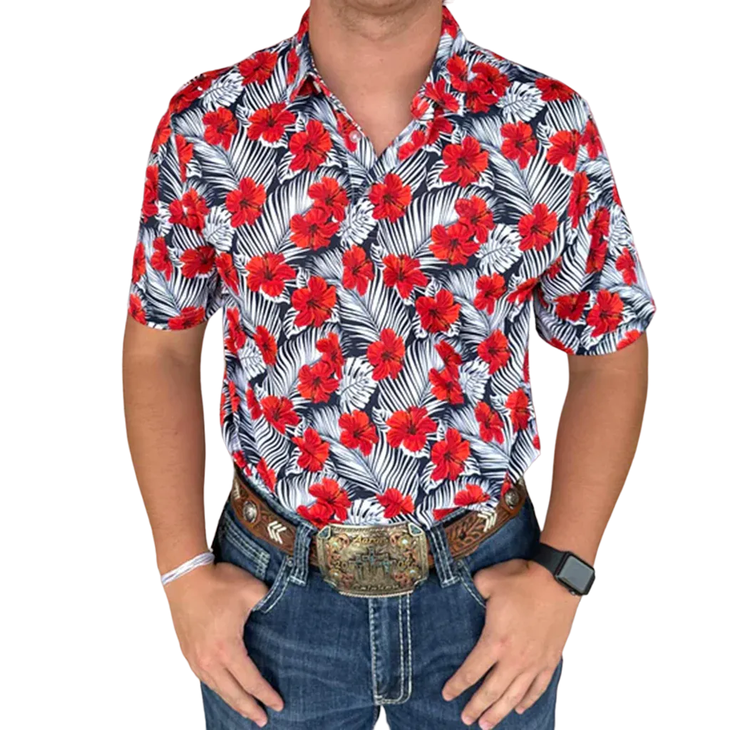 Ariat Men's Short Sleeve Floral Shirt