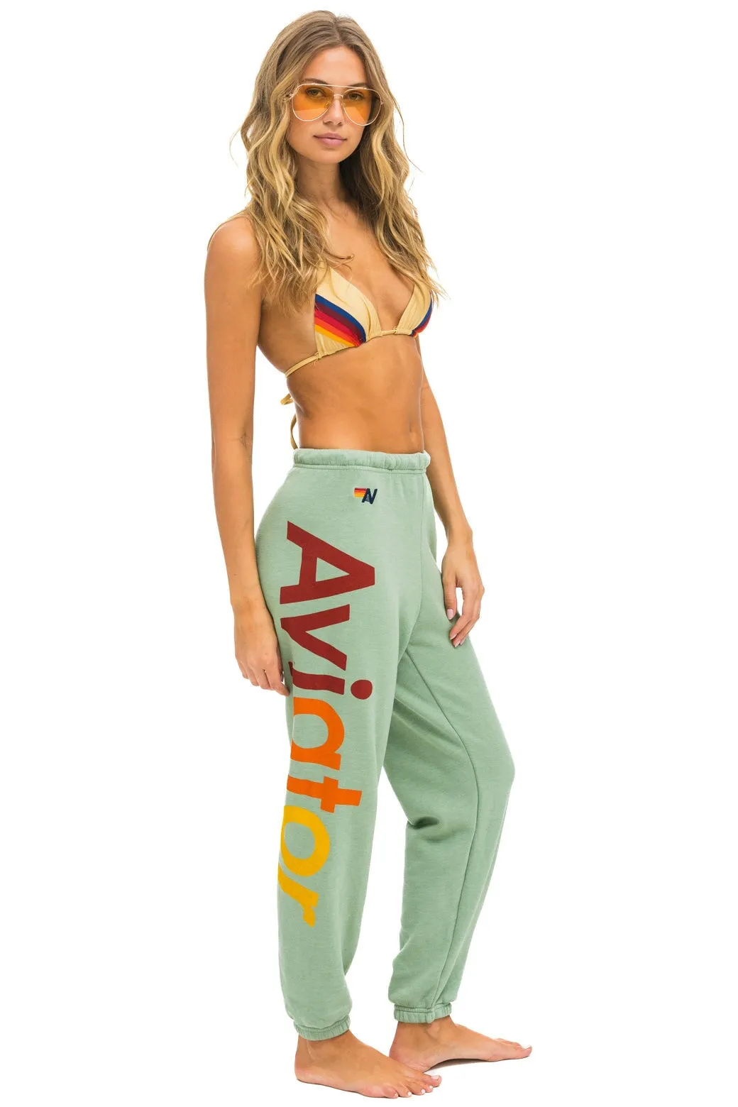 AVIATOR NATION 2 SWEATPANTS - SAGE