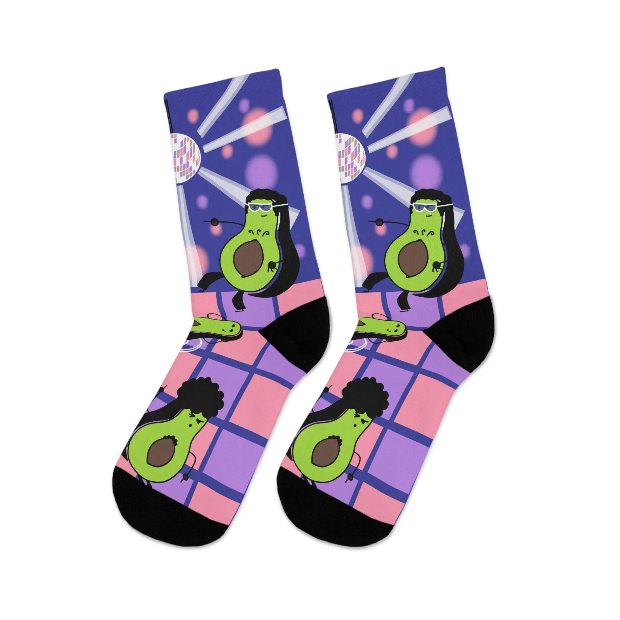 Avocado Disco Socks