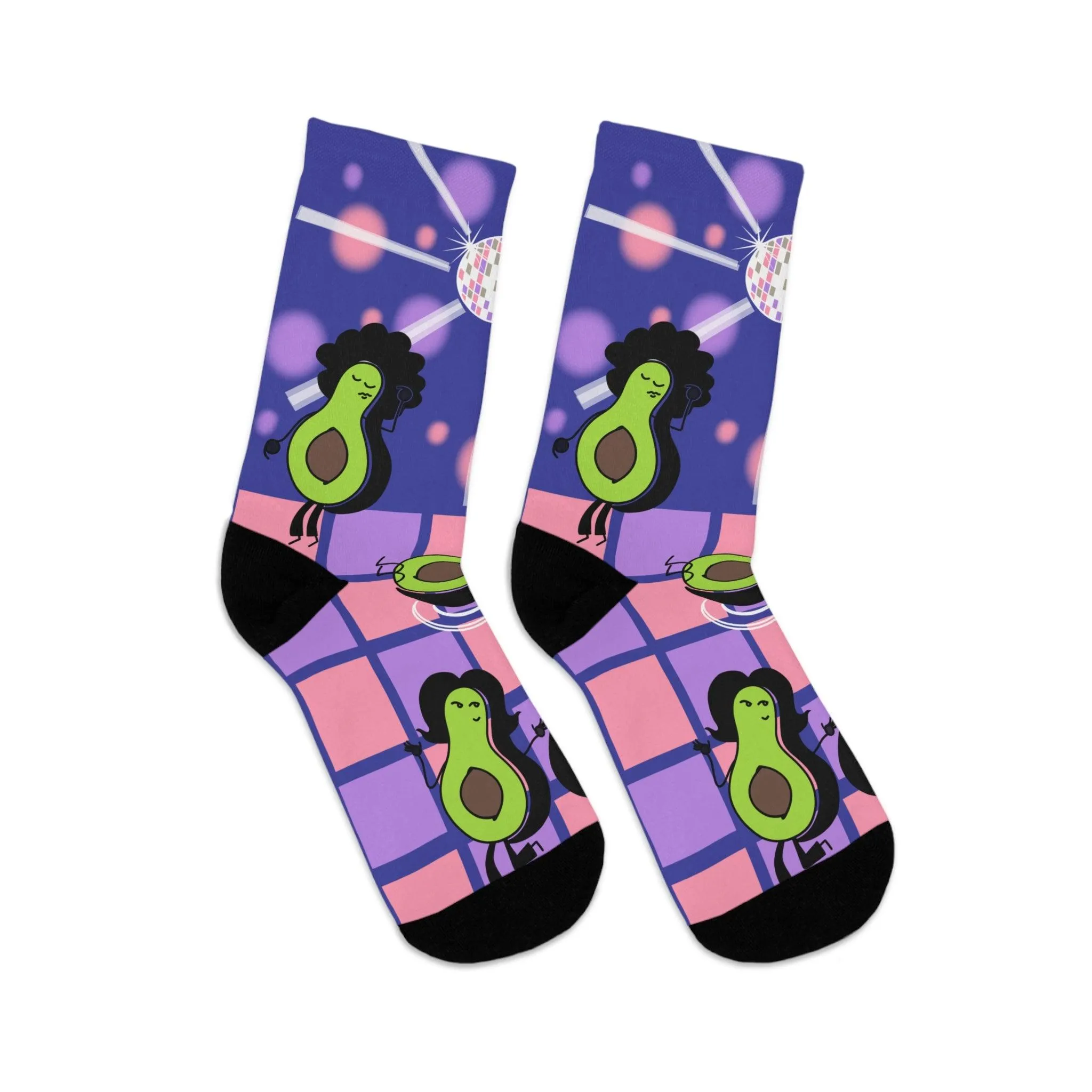 Avocado Disco Socks