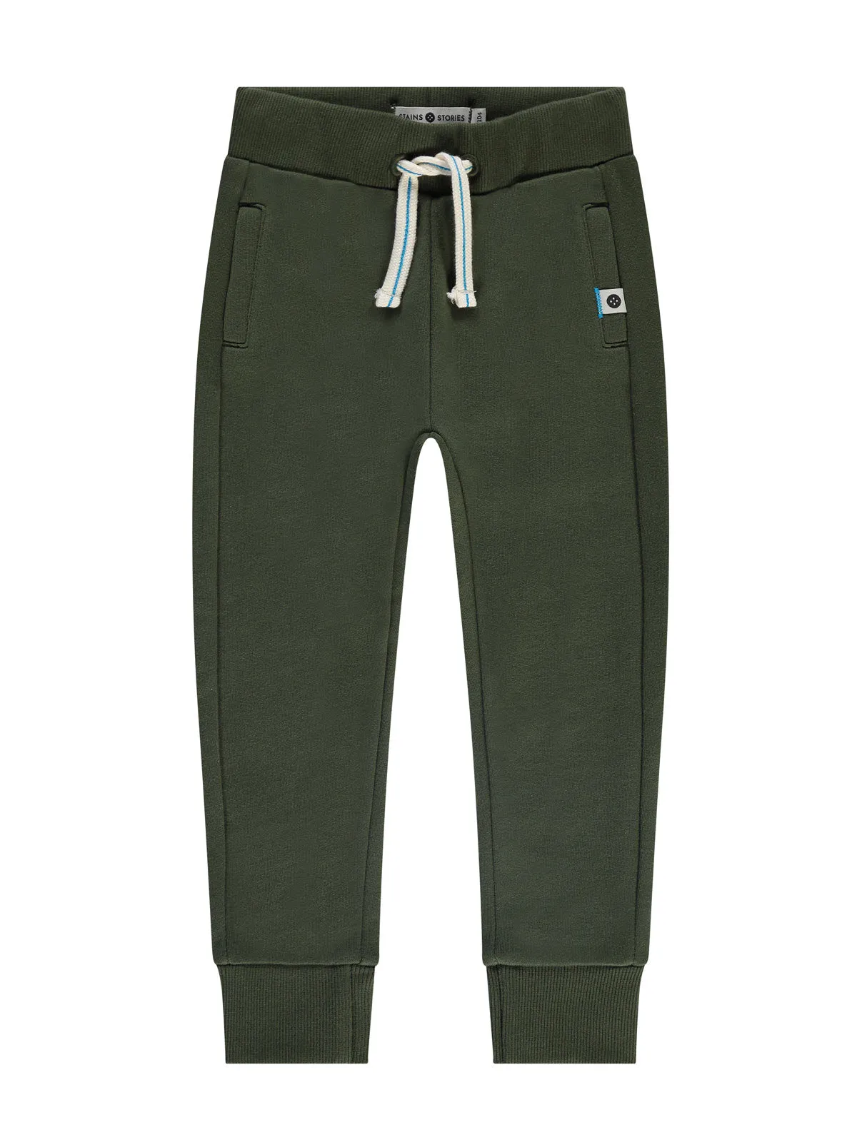 Babyface - Boys cotton green sweatpants-SSA24507281