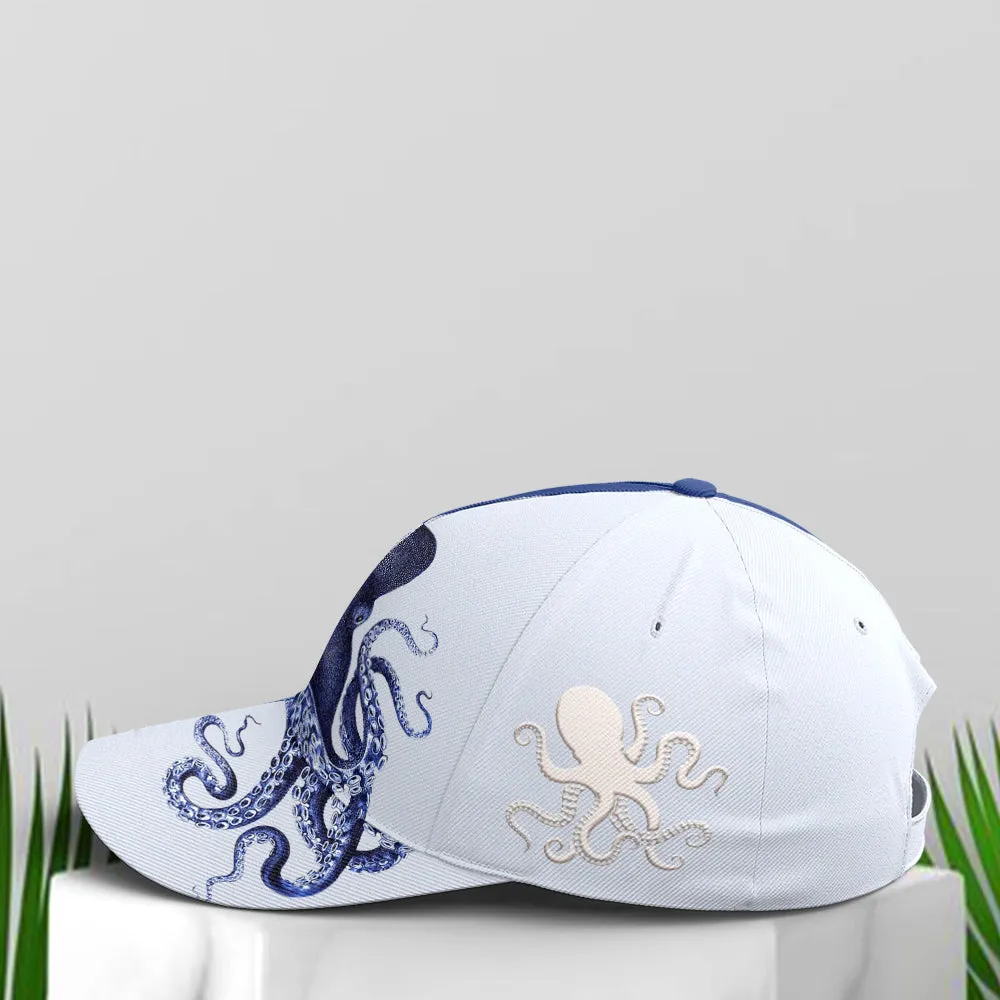 Baseball Cap For Octopus Lovers Two-tone Pattern Coolspod