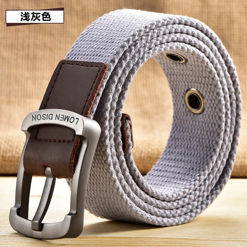 Belt Men's Women's Belt Casual Belt Korean Student Pin Buckle