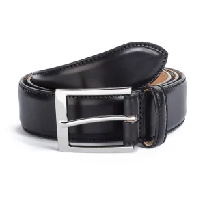 Black Calf Dress Belt