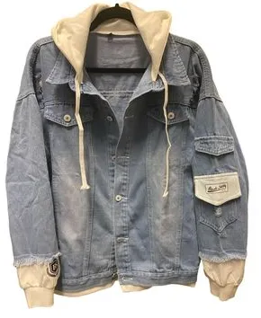 Blade Supply Hooded Denim Jacket