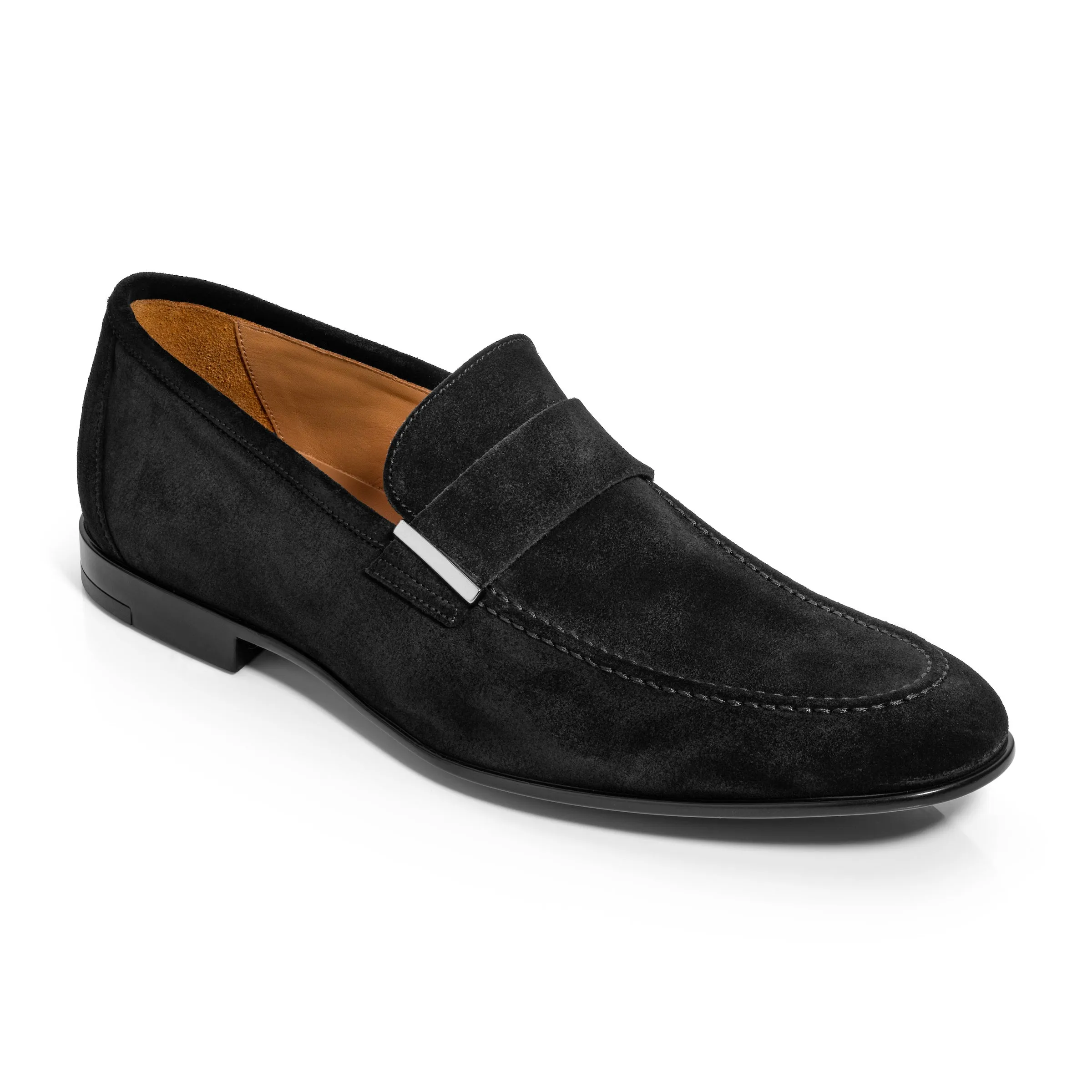 Blanton Black Suede Slip On