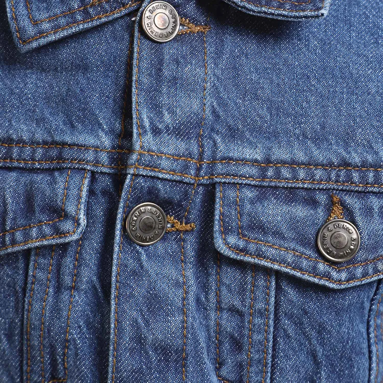 Boys Denim Jacket Basic - Mid Blue