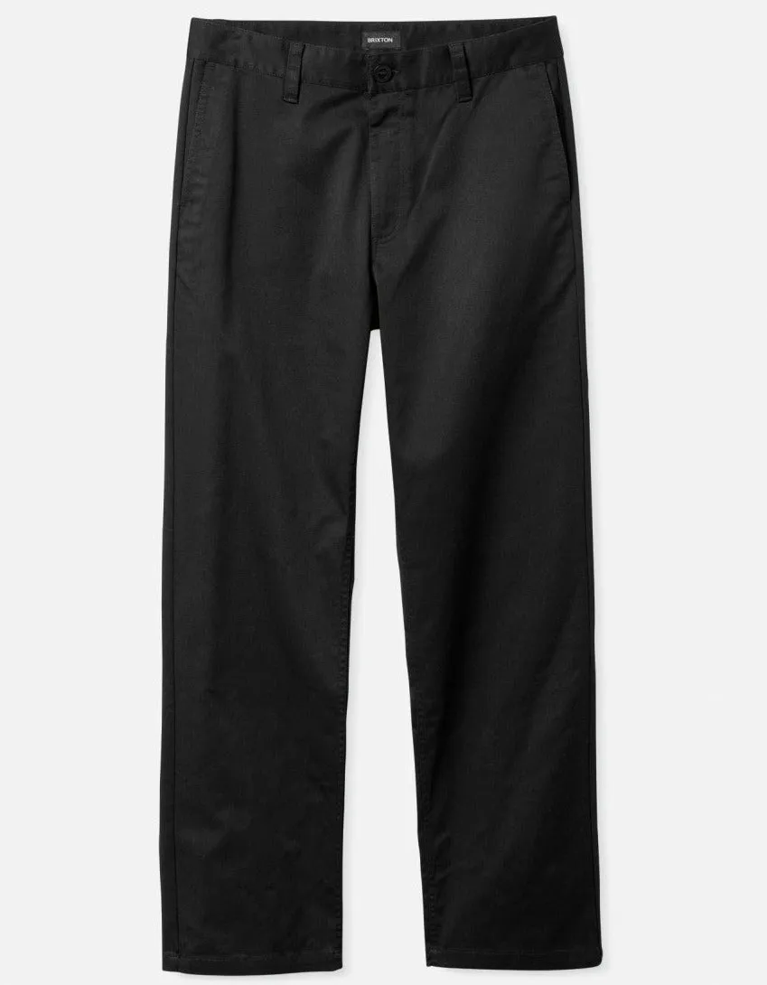 BRIXTON CHOICE CHINO RELAXED PANT BLACK