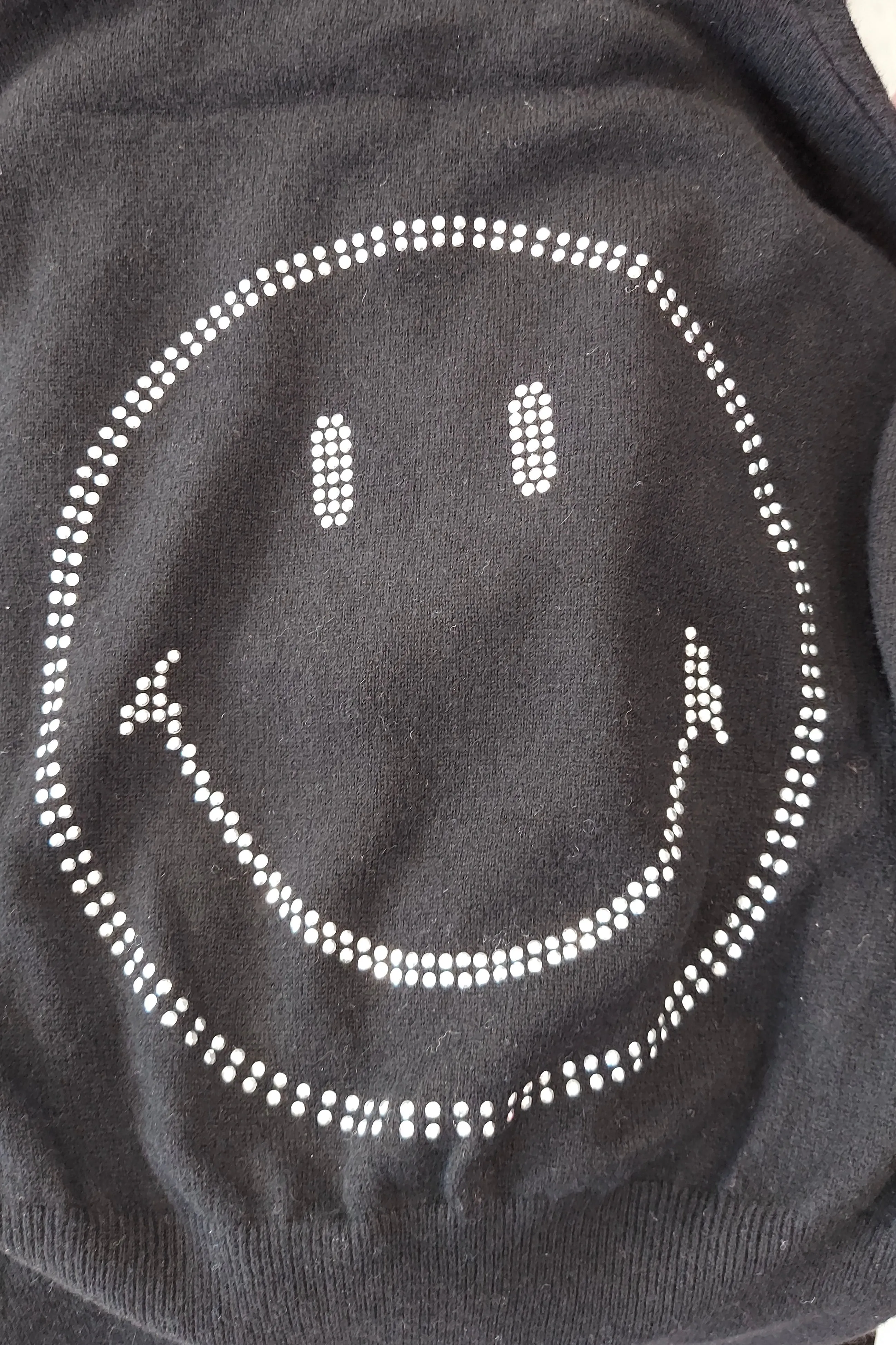 Brodie Cashmere Glitz Smiley Hoodie