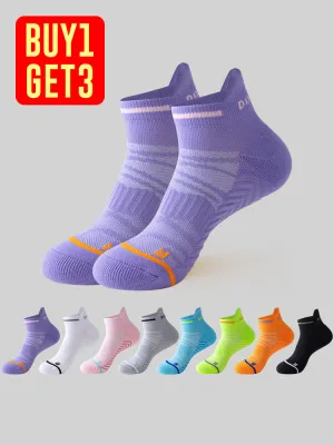 Buy One Get Three Marathon Thickened Towel Bottom Quick Dry Sports Socks