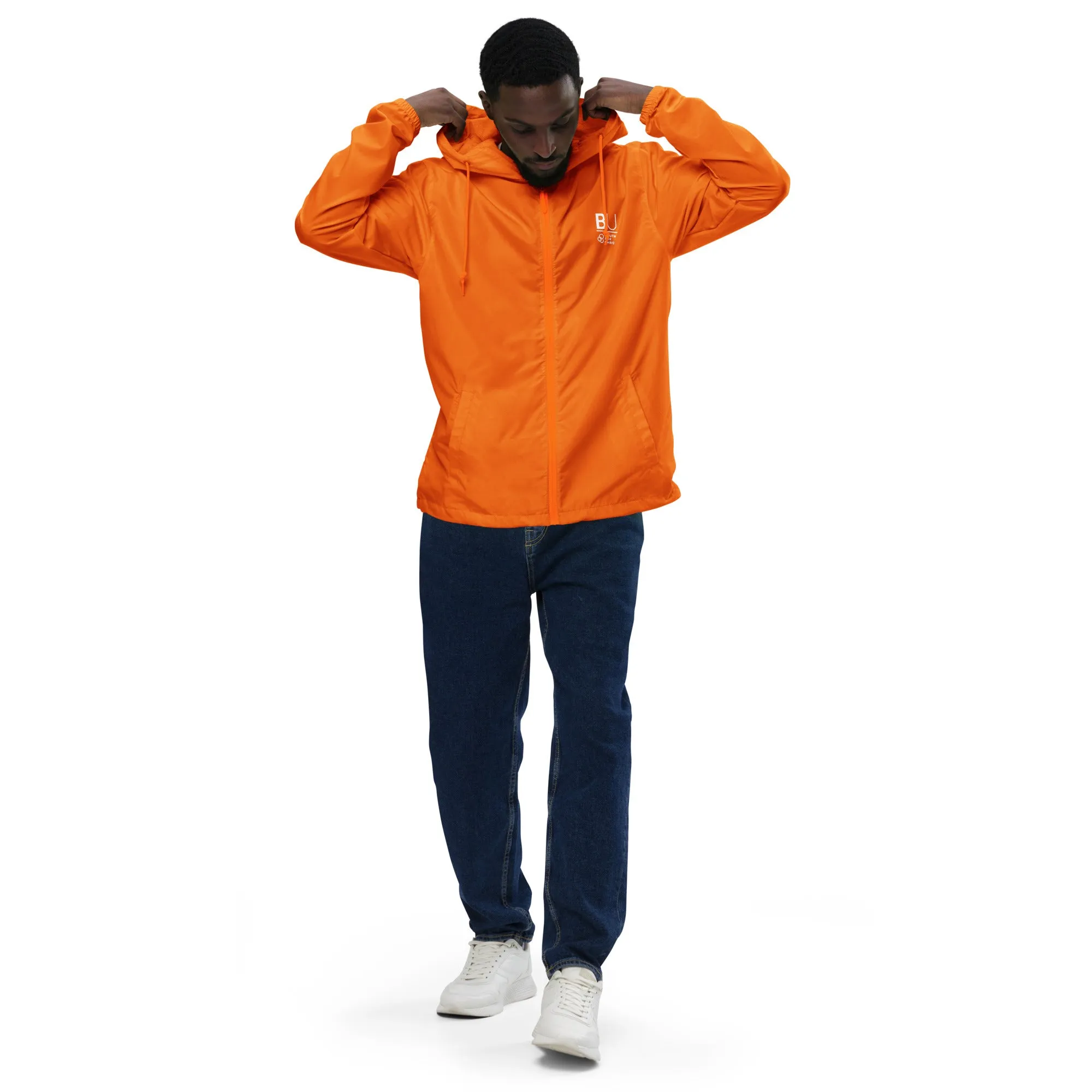 BU@YFC Unisex lightweight zip up windbreaker