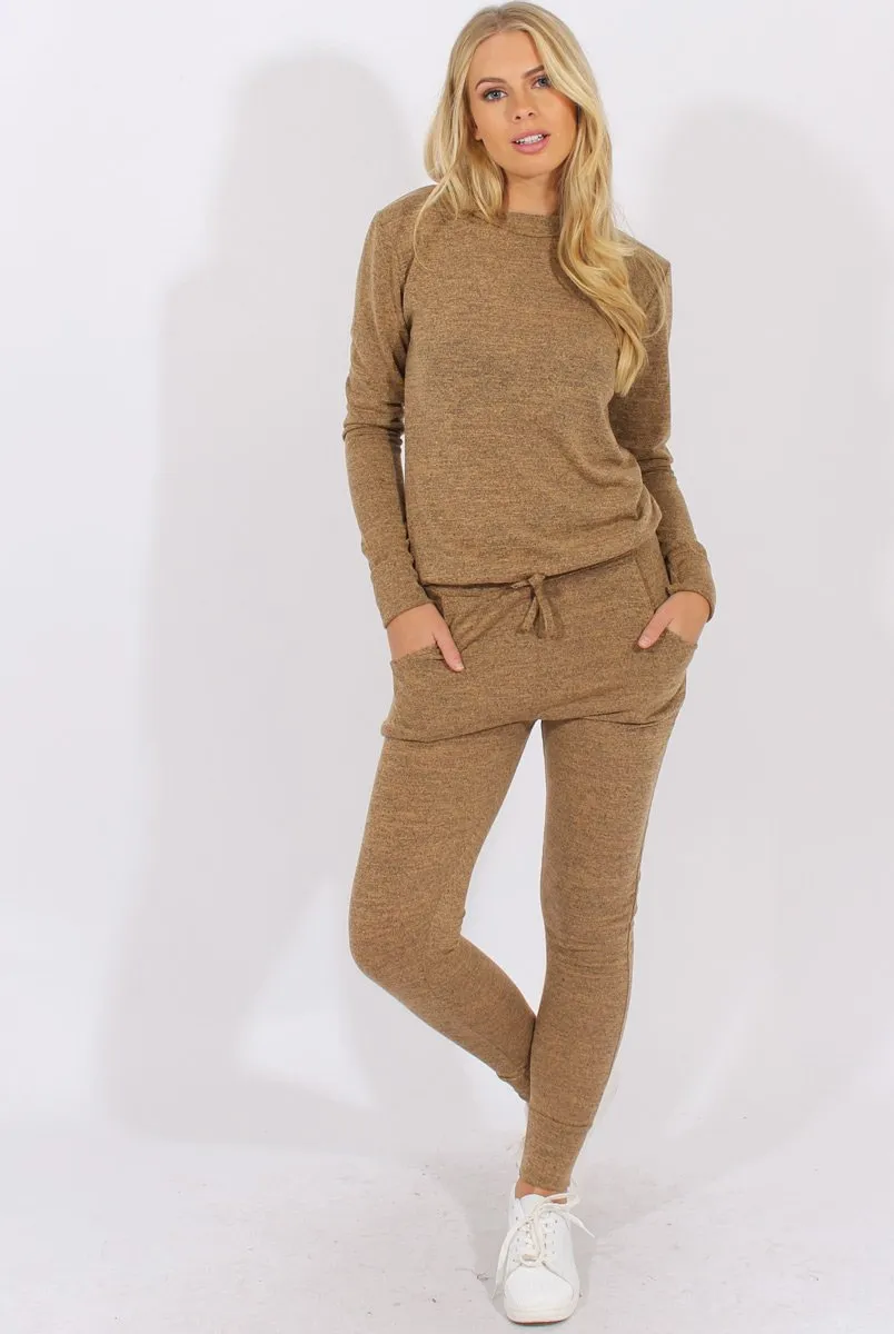 Camel Loungewear Set - Josie