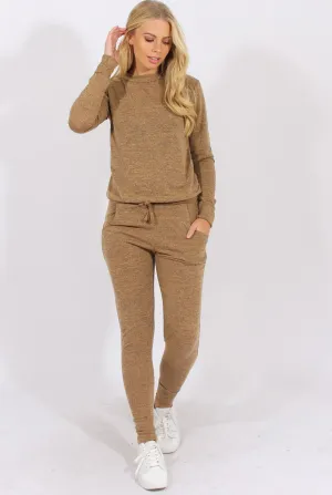 Camel Loungewear Set - Josie