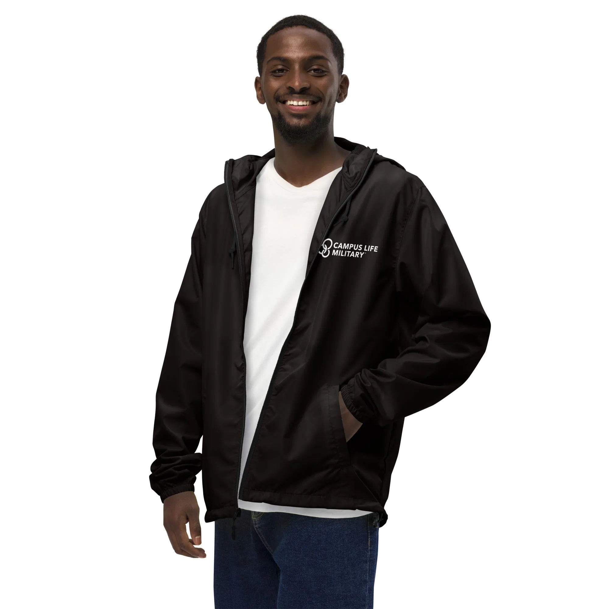 Campus Life Military Unisex Lightweight Zip Up Windbreaker