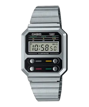 Casio A100WE-1ADF Vintage Silver Watch