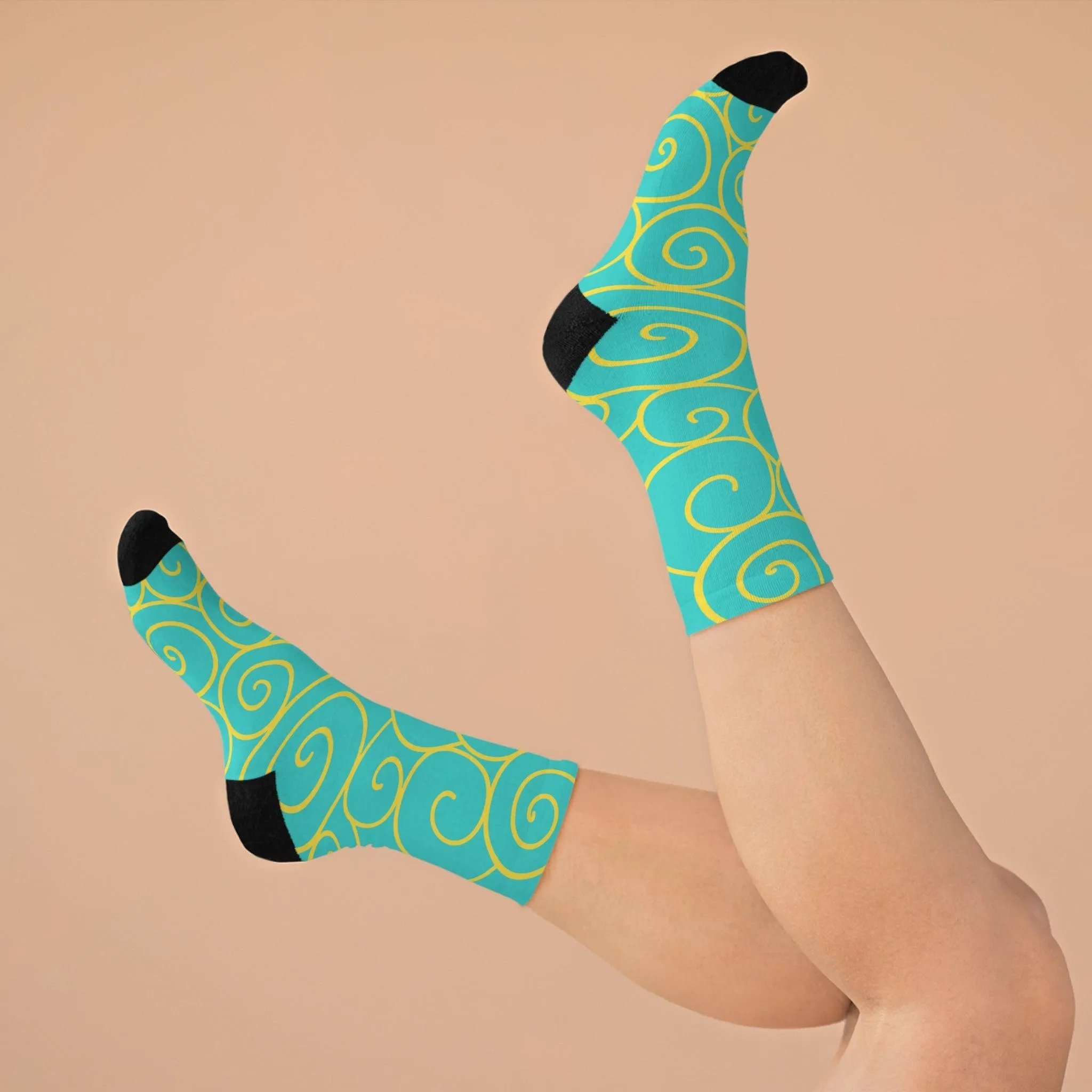 Circular Pattern Socks