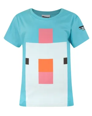 Crossy Road Chicken Face Girl's T-Shirt