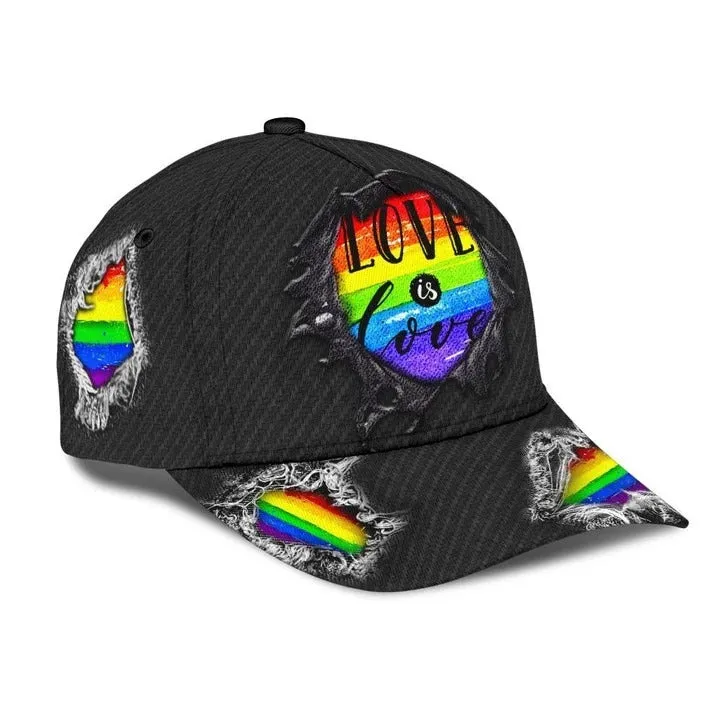 Customized Pride Baseball Cap For Lgbtq, Pastel We Are All Human Lgbt Printing 3D Baseball Cap Hat