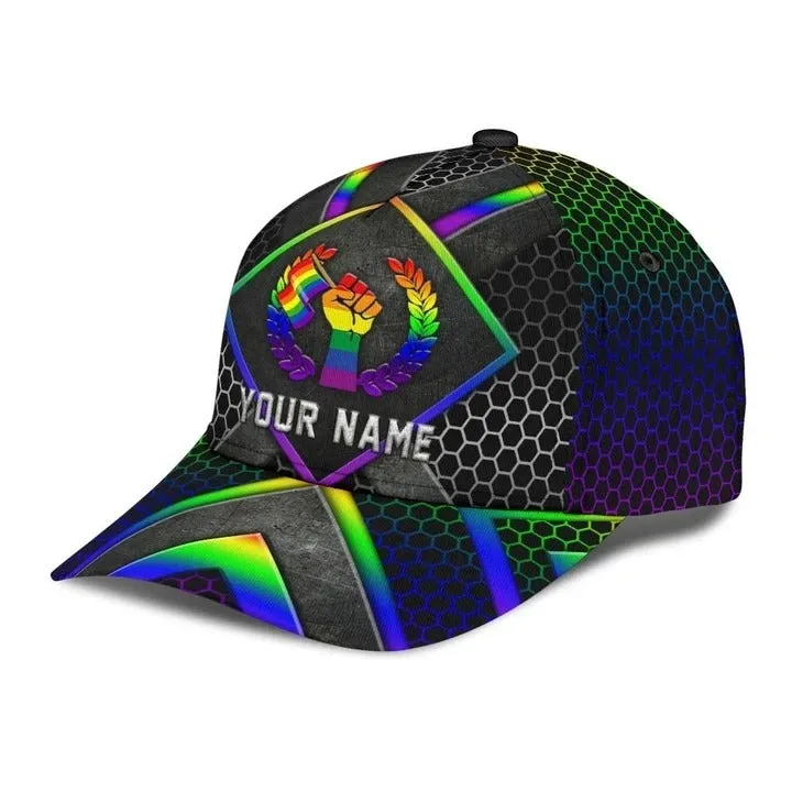 Customized Pride Baseball Cap For Lgbtq, Pastel We Are All Human Lgbt Printing 3D Baseball Cap Hat