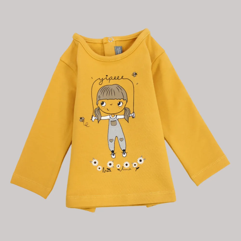 Cute Girls Long-Sleeved T-Shirt