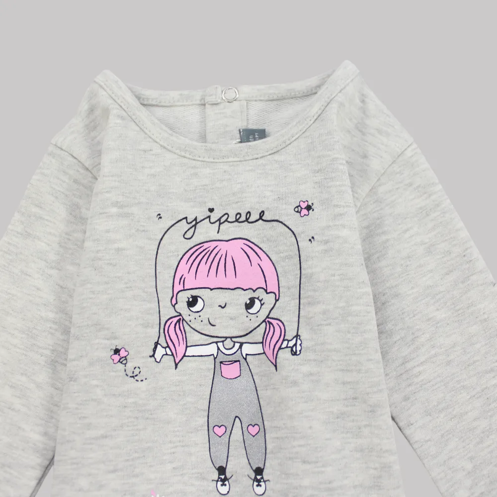 Cute Girls Long-Sleeved T-Shirt