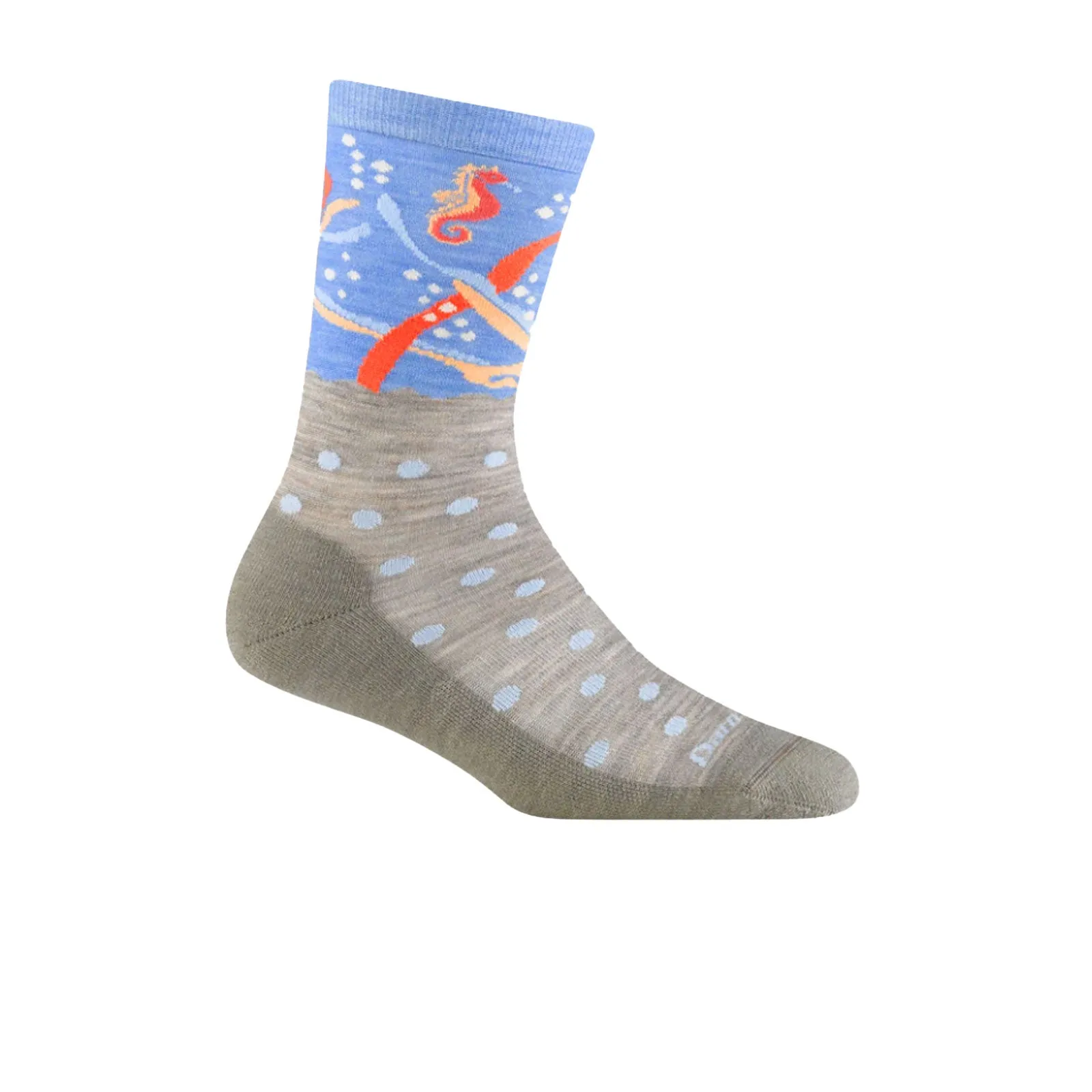 Darn Tough Wild Life Lightweight Crew Sock with Cushion (Women) - Shore