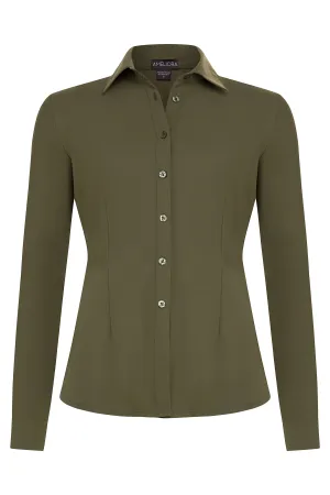 Dawn Button Down - Olive