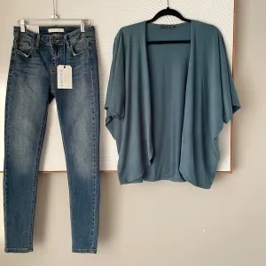 Deep Teal Blue Soft Cardigan