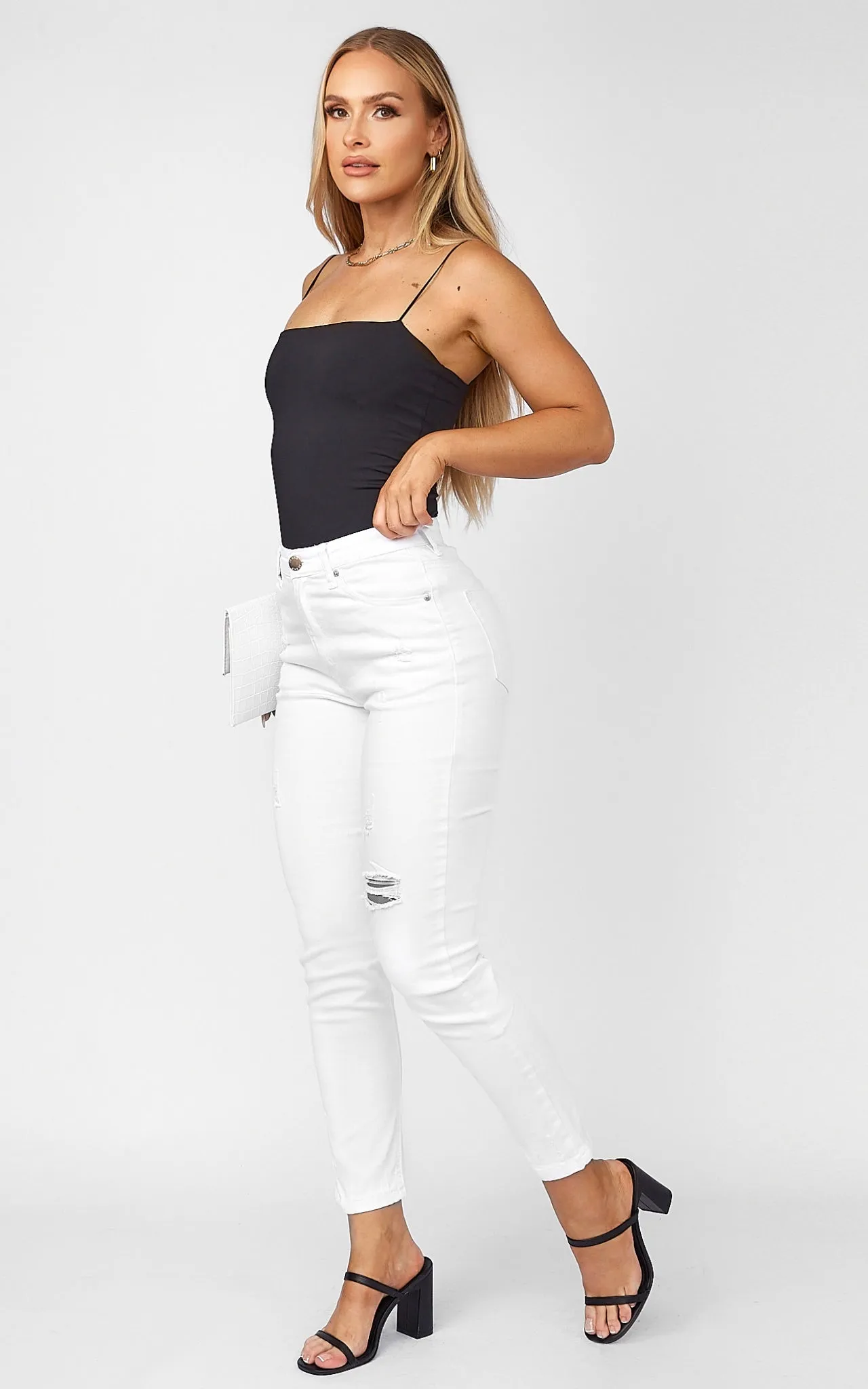 Elliot Jeans - White