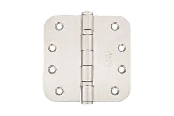 Emtek 91033 Steel Plain Bearing Hinge, 3.5" x 3.5", with 5/8" Radius Corners - Sold in Pairs