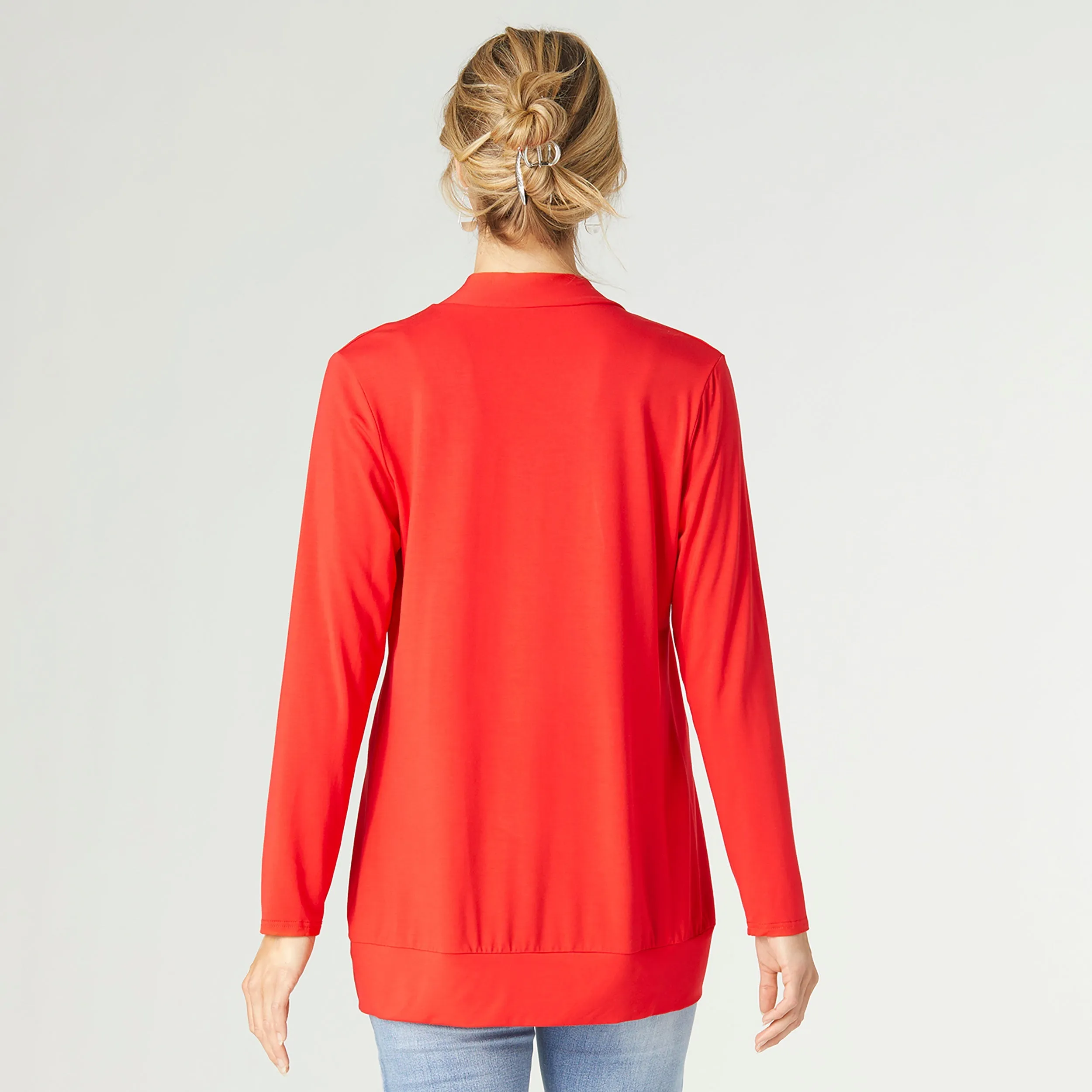 Everyday Cardigan - Tango Red