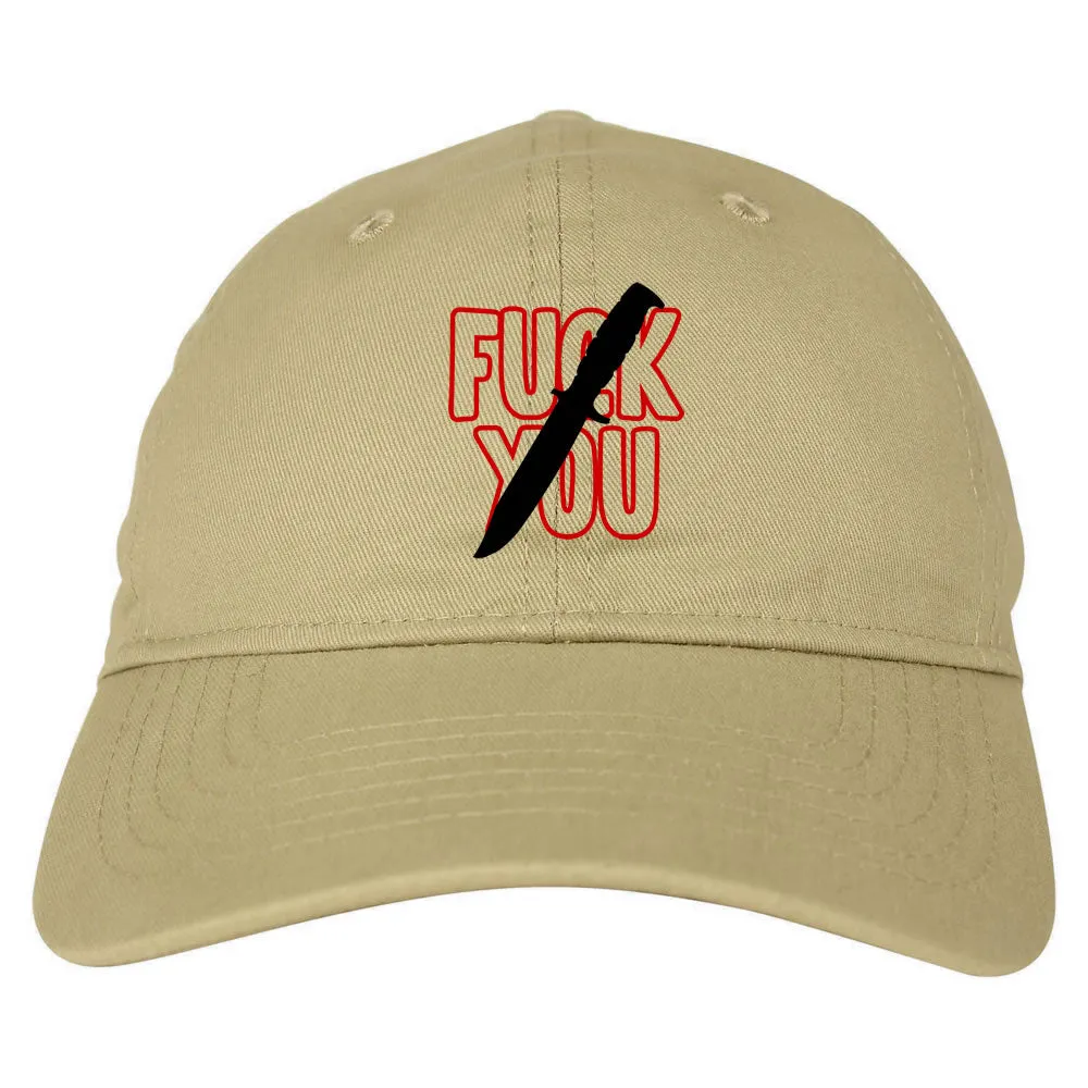 F You Knife Mens Dad Hat Baseball Cap