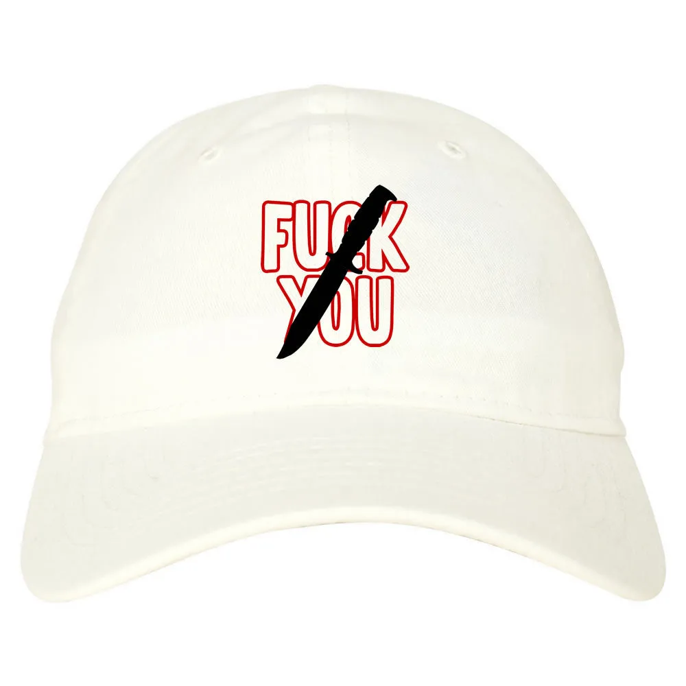 F You Knife Mens Dad Hat Baseball Cap