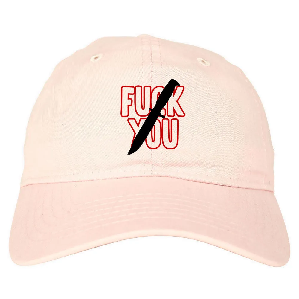 F You Knife Mens Dad Hat Baseball Cap