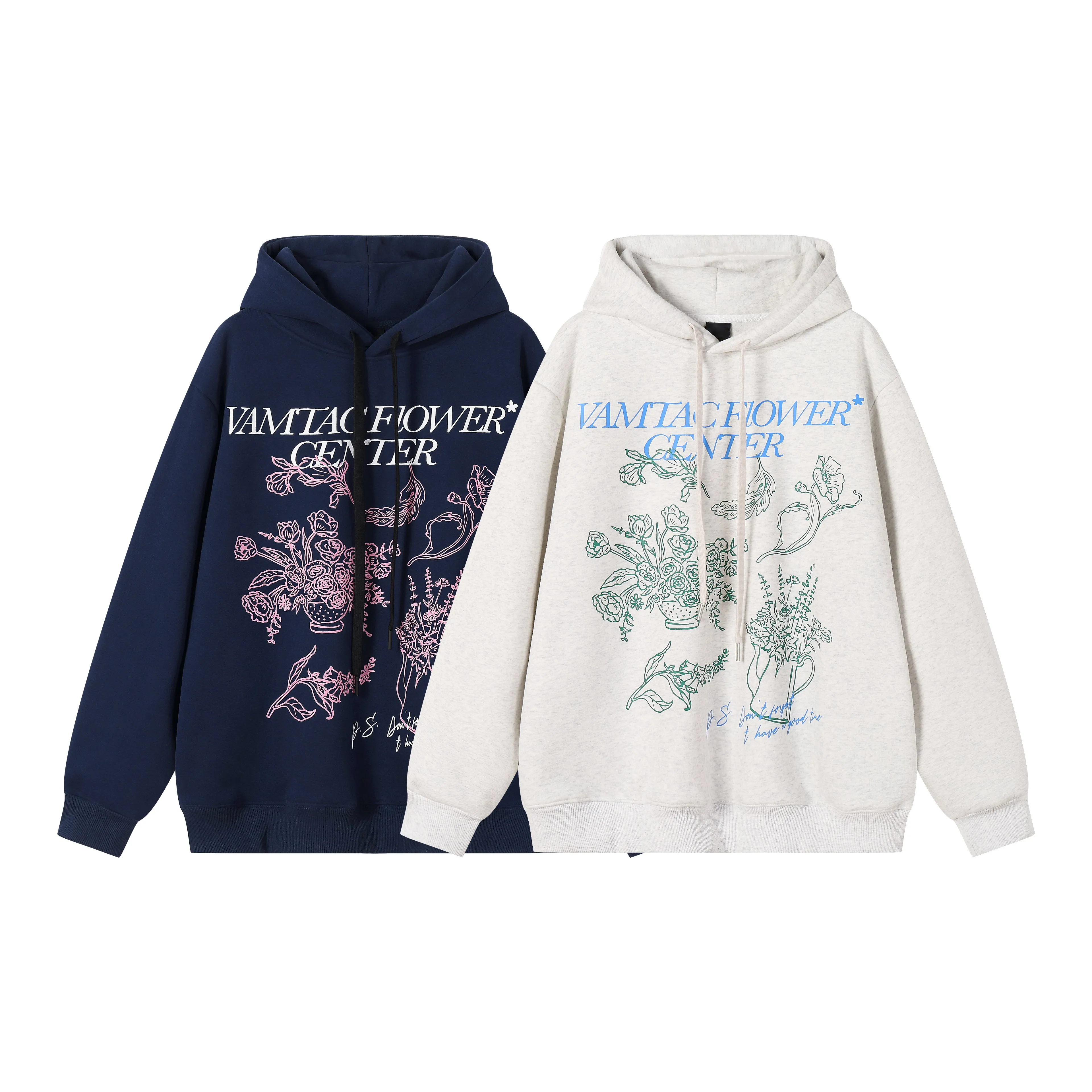 Faire Echo floral print fleece Hoodie