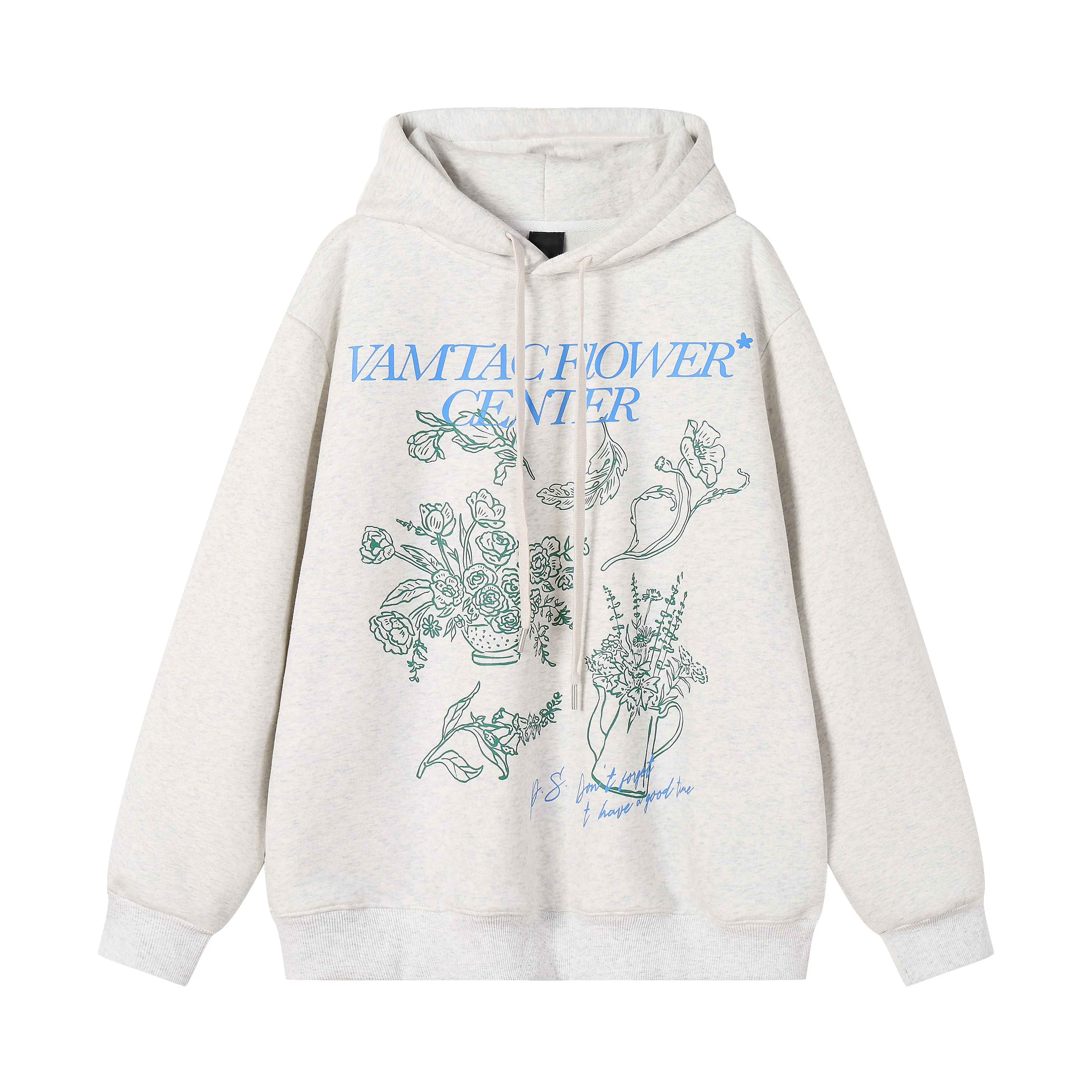 Faire Echo floral print fleece Hoodie