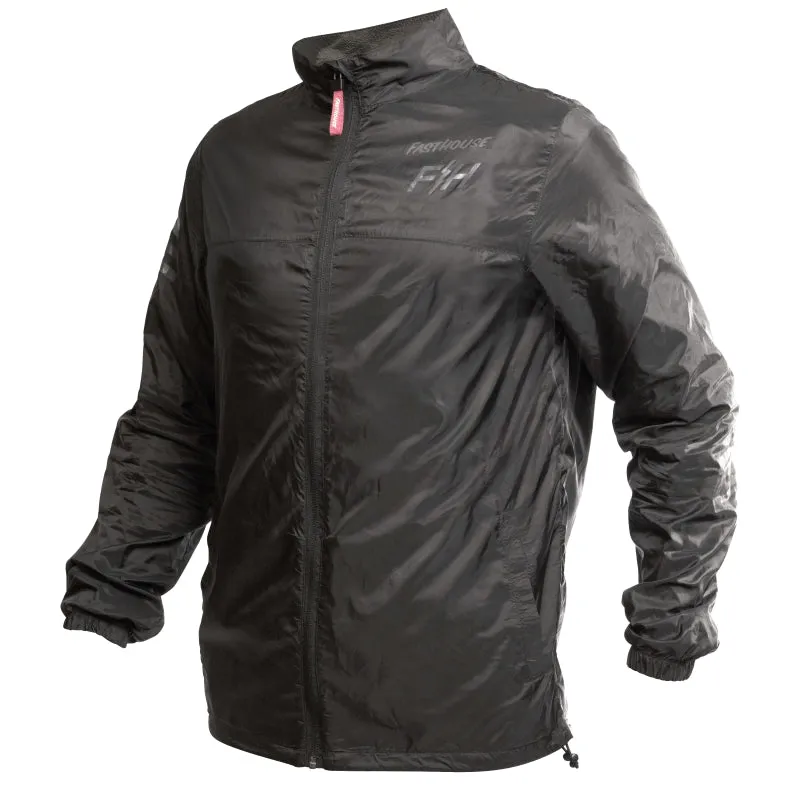 Fasthouse Tracker Packable Windbreaker Black Small