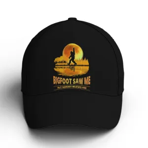 Funny Baseball Cap For Big Foot Lovers Vector Art Coolspod