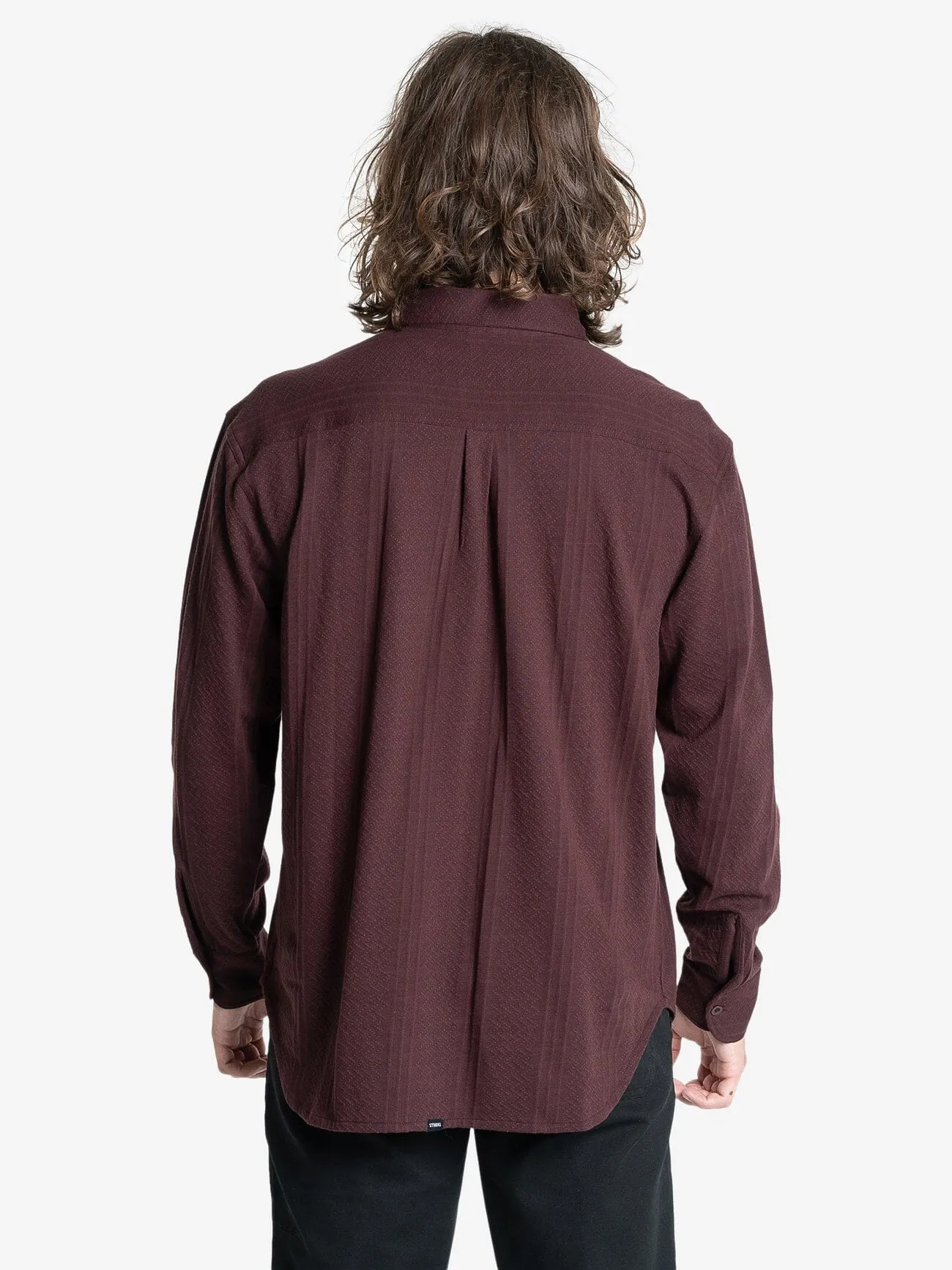 Future Feelings Long Sleeve Shirt - Deep Plum