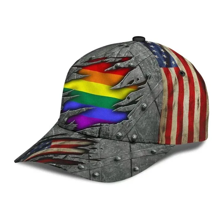 Gay Pride Accessories, Sea Turtle You Are Loved LGBT Printing Baseball Cap Hat, 3D Baseball Cap For Lgbt