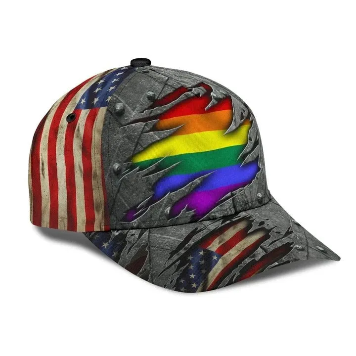 Gay Pride Accessories, Sea Turtle You Are Loved LGBT Printing Baseball Cap Hat, 3D Baseball Cap For Lgbt