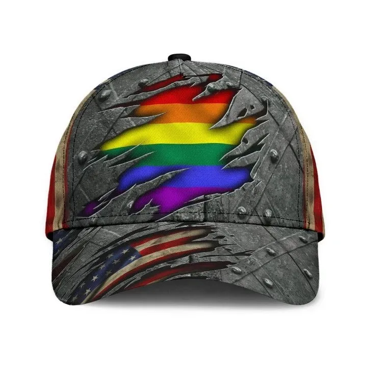 Gay Pride Accessories, Sea Turtle You Are Loved LGBT Printing Baseball Cap Hat, 3D Baseball Cap For Lgbt